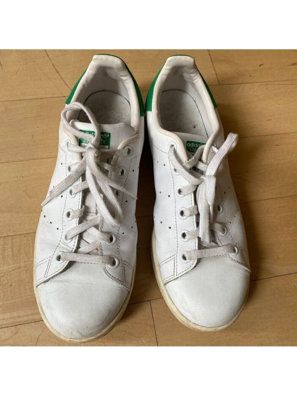 Adidas Stan smith sneakers white green womens sz 6